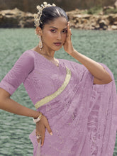 Womens Premium Fashion Ethnic Lavender Color Saree-MLSHWSA2141LVR0ONE
